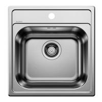 SPÜLE 525322  - Edelstahlfarben, Basics, Metall (48/15,8/50cm) - Blanco