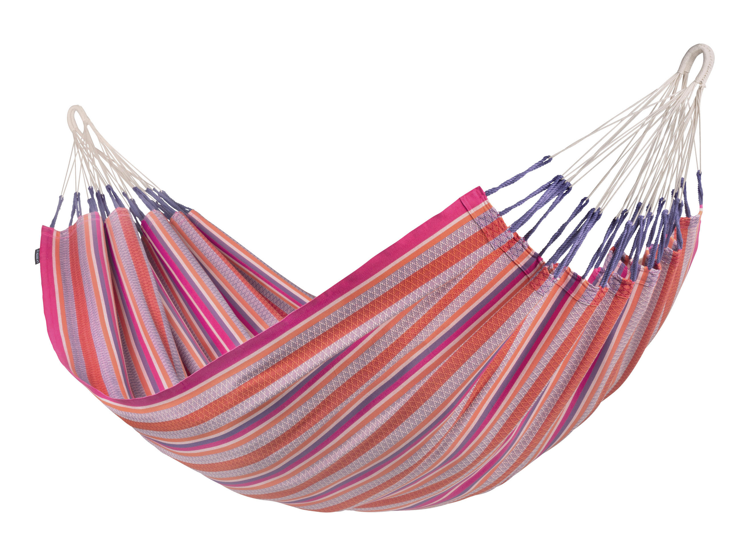 HÄNGEMATTE double org. cotton  - Pink/Lila, KONVENTIONELL, Textil (160/350cm) - La Siesta