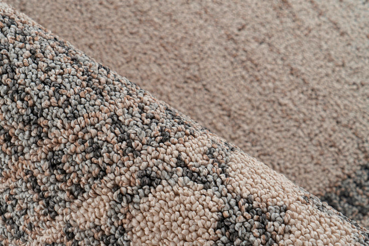 TEPPICH 80/150 cm Gene 325 Beige / Blau  - Blau/Beige, KONVENTIONELL, Textil (80/150cm)