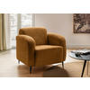 SESSEL in Bouclé Goldfarben  - Goldfarben/Schwarz, Modern, Textil/Metall (85/76/90cm) - Livetastic