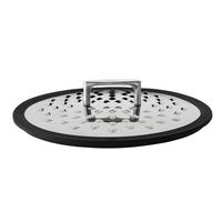 SPRITZSCHUTZ  - Anthrazit Hochglanz, Basics, Glas/Metall (29,5/29,5cm) - Rösle