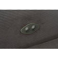 ECKSOFA Grau Feincord  - Schwarz/Grau, Design, Textil/Metall (280/205cm) - Xora