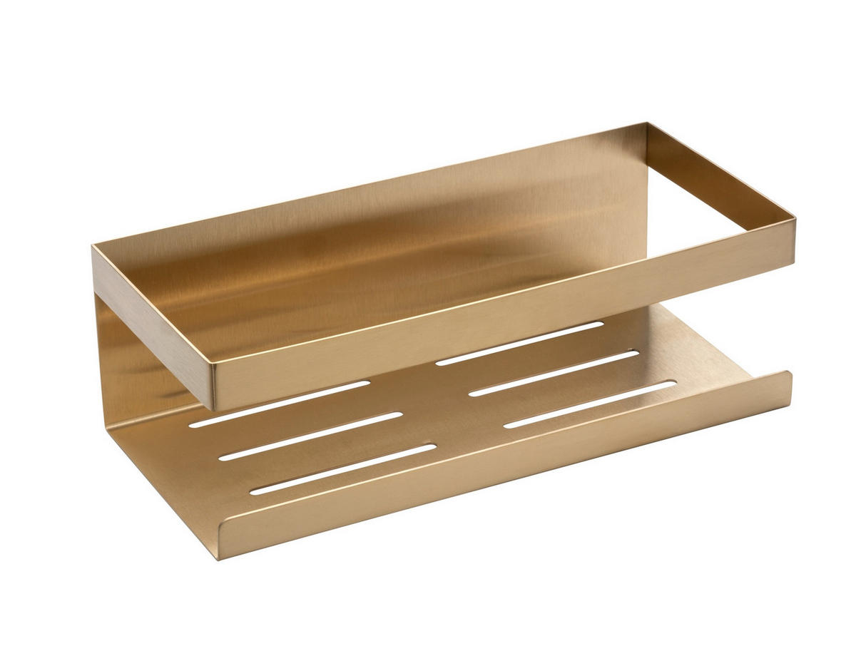 DUSCHABLAGE Metall  - Goldfarben, KONVENTIONELL, Metall (25/8/11,5cm) - Schöner Wohnen