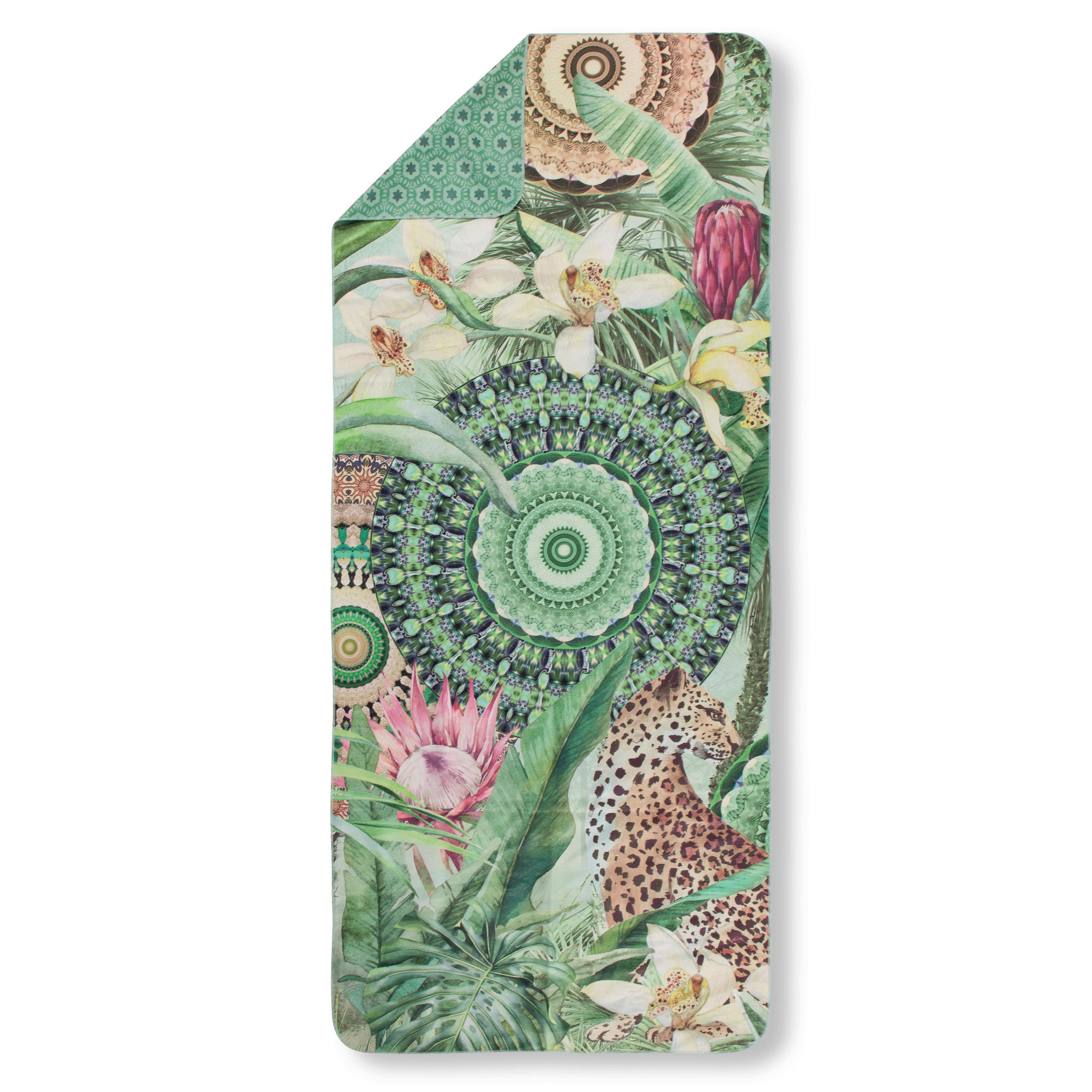 Sporthandtuch Abhita Grün 75x180 cm