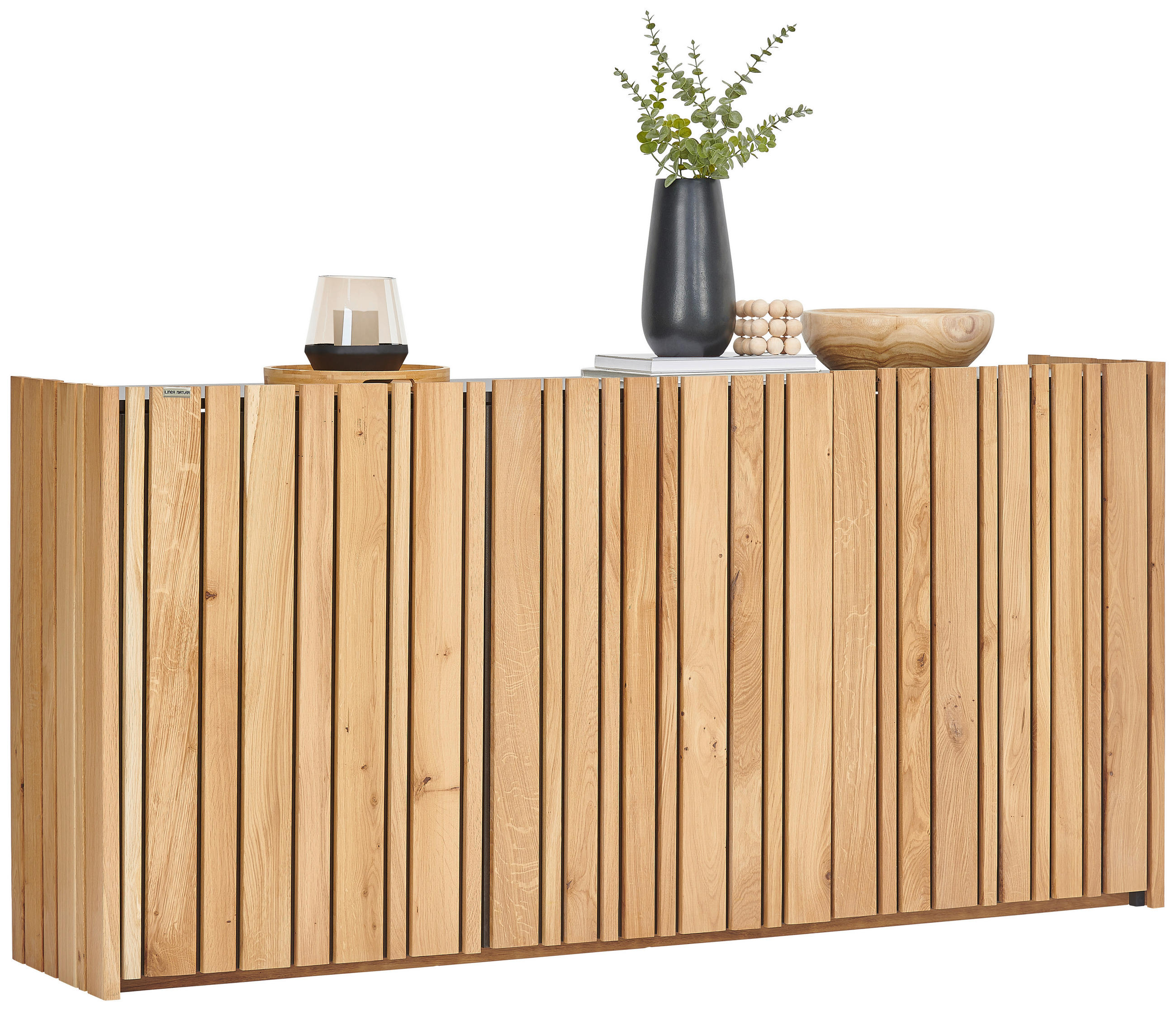SIDEBOARD 181,1/88/42 cm  in Eichefarben  - couleur de chêne, Design, bois/matériau de bois (181,1/88/42cm) - Linea Natura