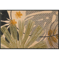 FUßMATTE  50/75 cm  Beige  - Beige, Design, Kunststoff (50/75cm) - wash+dry