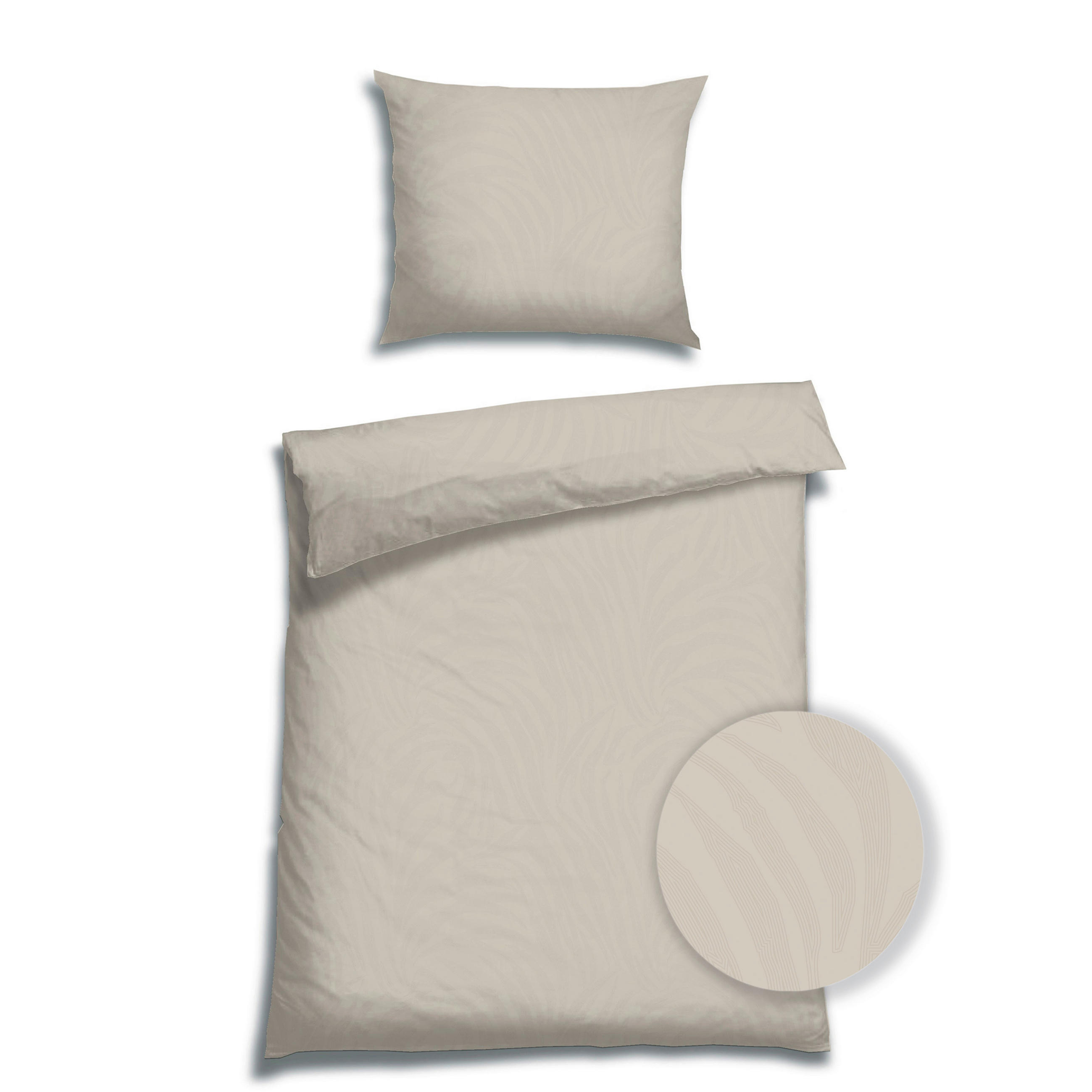 BETTWÄSCHE Flanell 140/220 cm  - Beige, Basics, Textil (140/220cm) - Florella