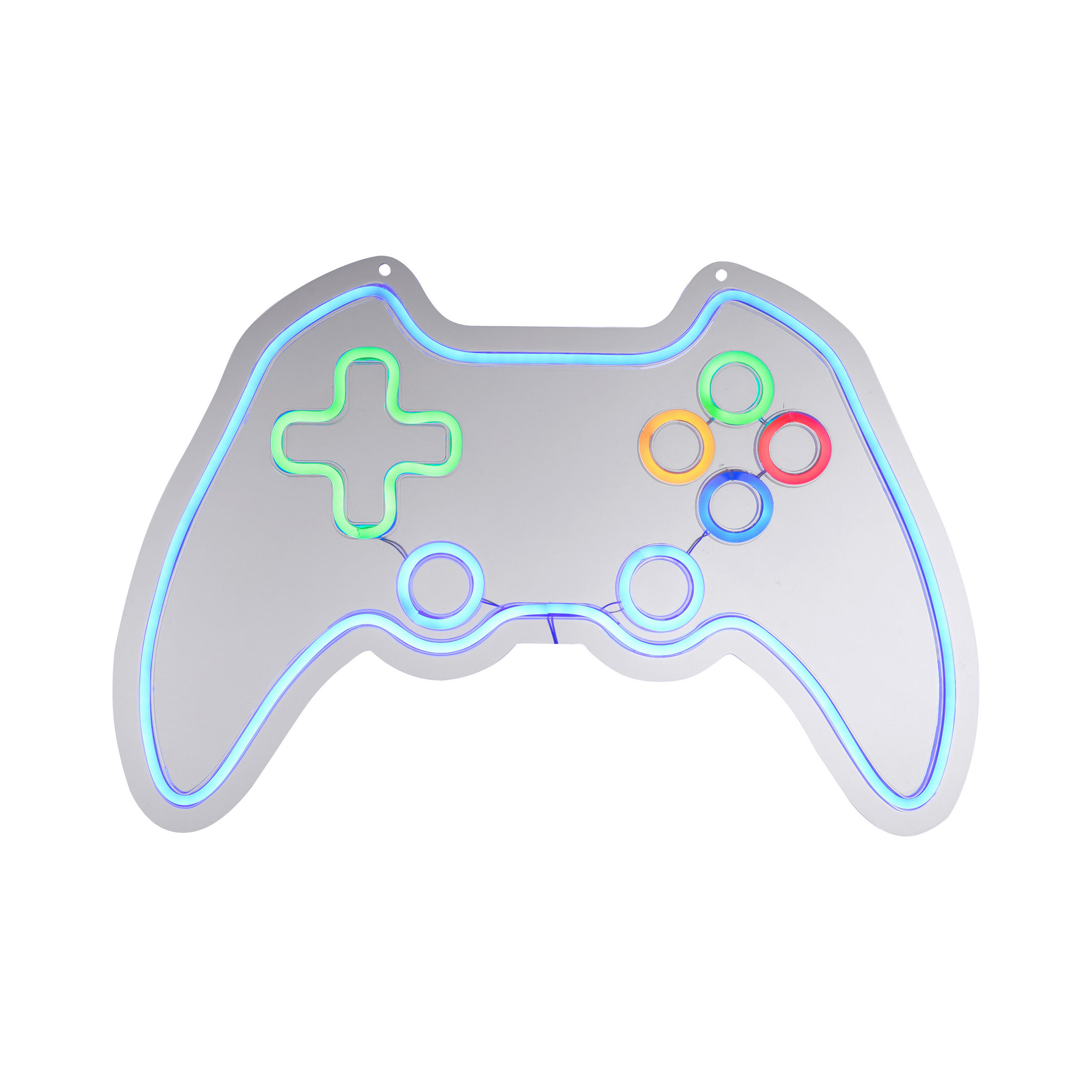Just Light Led-Dekoleuchte Neon-Gamer Mehrfarbig 1.5x40x60 cm