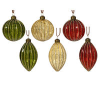 DÍSZGOLYÓ - Basics, üveg (8/8/8cm)