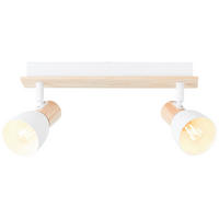 STRAHLER - Schwarz/Naturfarben, Basics, Holz/Metall (30/30/7cm) - Brilliant