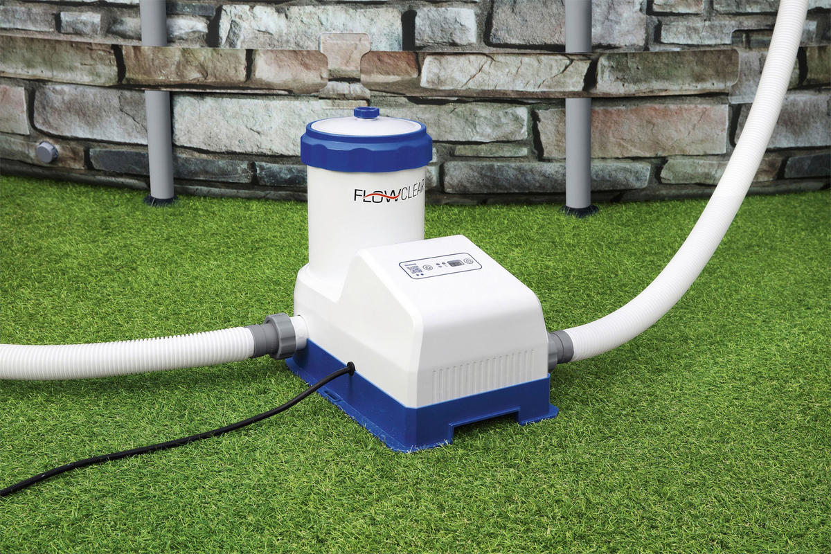 FILTERPUMPE SMARTTOUCH 58680GS  - Blau/Weiß, KONVENTIONELL, Kunststoff/Metall (43,5/30/37,5cm) - Bestway