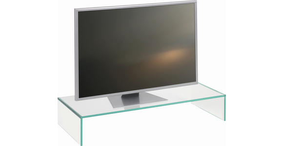 TV-AUFSATZ in Klar  - Klar, Design, Glas (80/14/35cm) - Xora