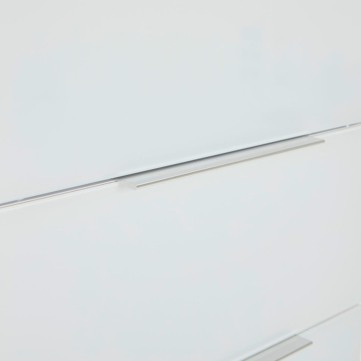 MEHRZWECKSCHRANK 45/196/40,3 cm  - Weiss Hochglanz/Weiss, Design, Glas/Holzwerkstoff (45/196/40,3cm) - Voleo