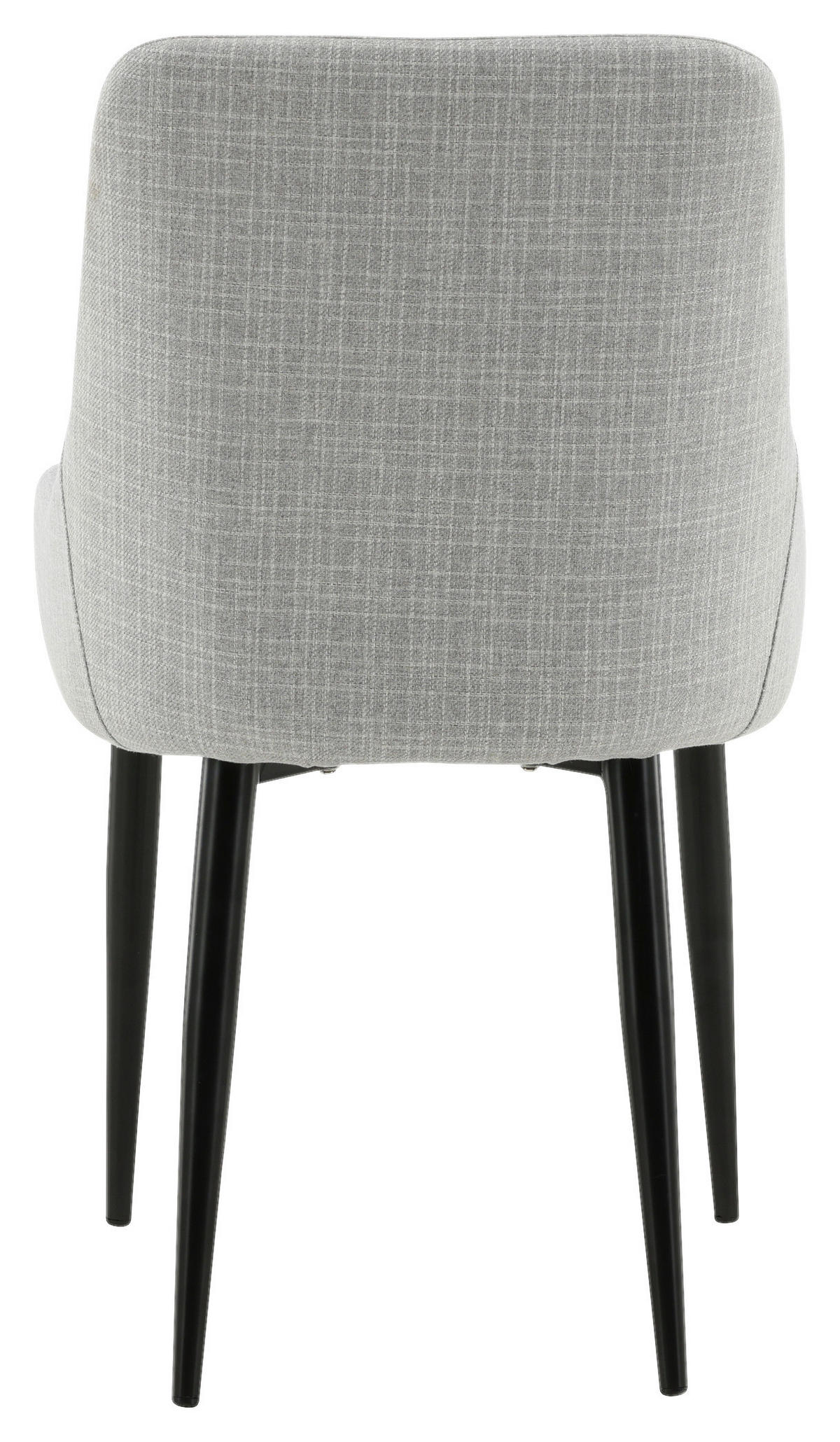 STUHL-SET 2 Stück  in Stahl Textilgeflecht Metall, Textil  - Weiß, Design, Textil/Metall (49/86/58cm) - Livetastic