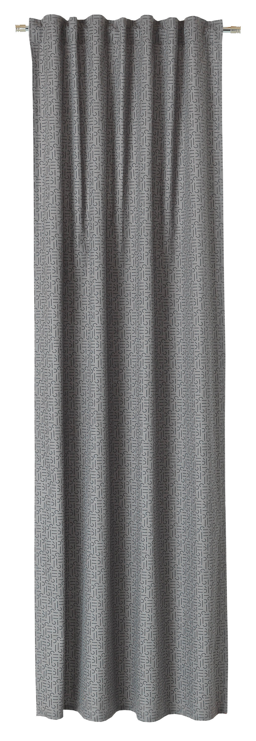 FERTIGVORHANG E-Scatter blickdicht 130/250 cm   - Anthrazit/Grau, Design, Textil (130/250cm) - Esprit