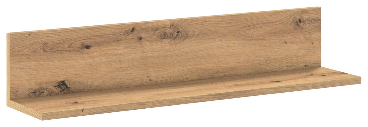 WANDREGAL Eiche Artisan  - Eiche Artisan, Design, Holzwerkstoff (80/16/17cm) - Stylife