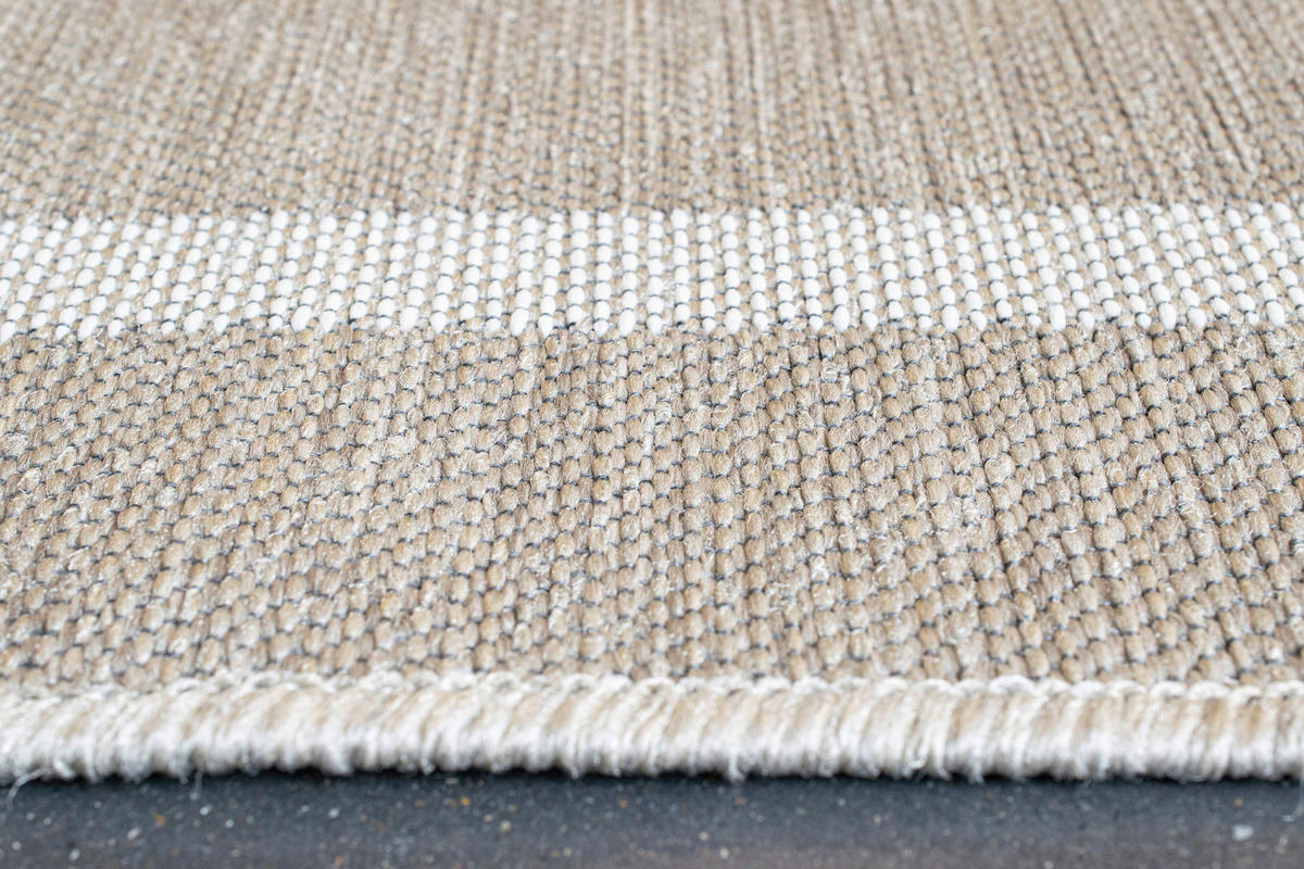 OUTDOORTEPPICH 160/230 cm Amalfi Hellgrau, Sandfarben, Beige  - Sandfarben/Beige, KONVENTIONELL, Textil (160/230cm) - Novel