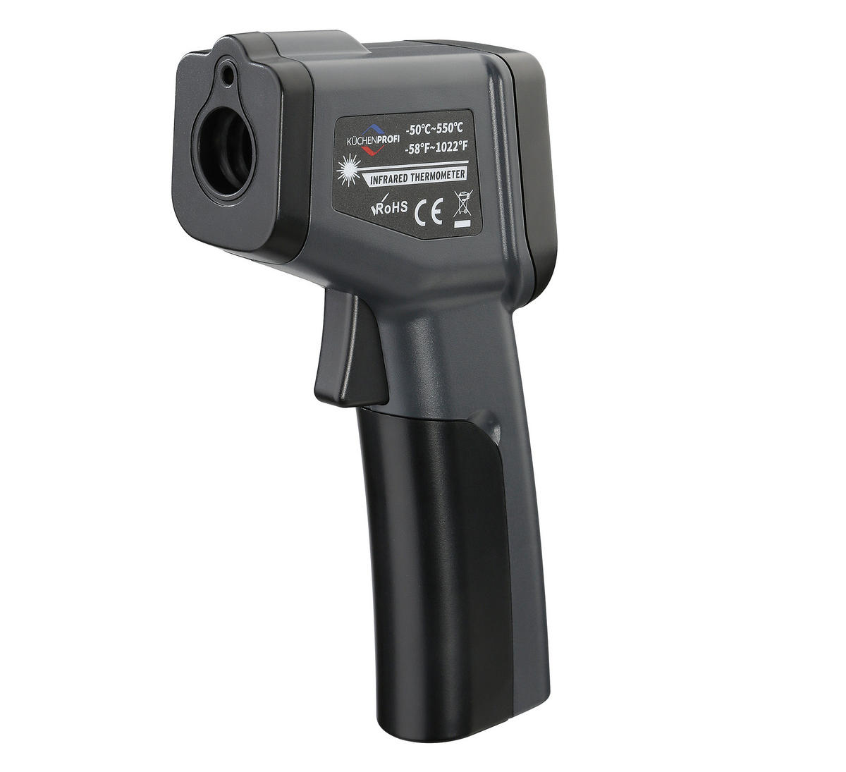 BRATENTHERMOMETER  - Schwarz, Basics, Kunststoff (8/4/16,5cm) - KÜCHENPROFI