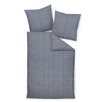 BETTWÄSCHE Biber 200/200 cm  - Silberfarben, Basics, Textil (200/200cm) - Janine