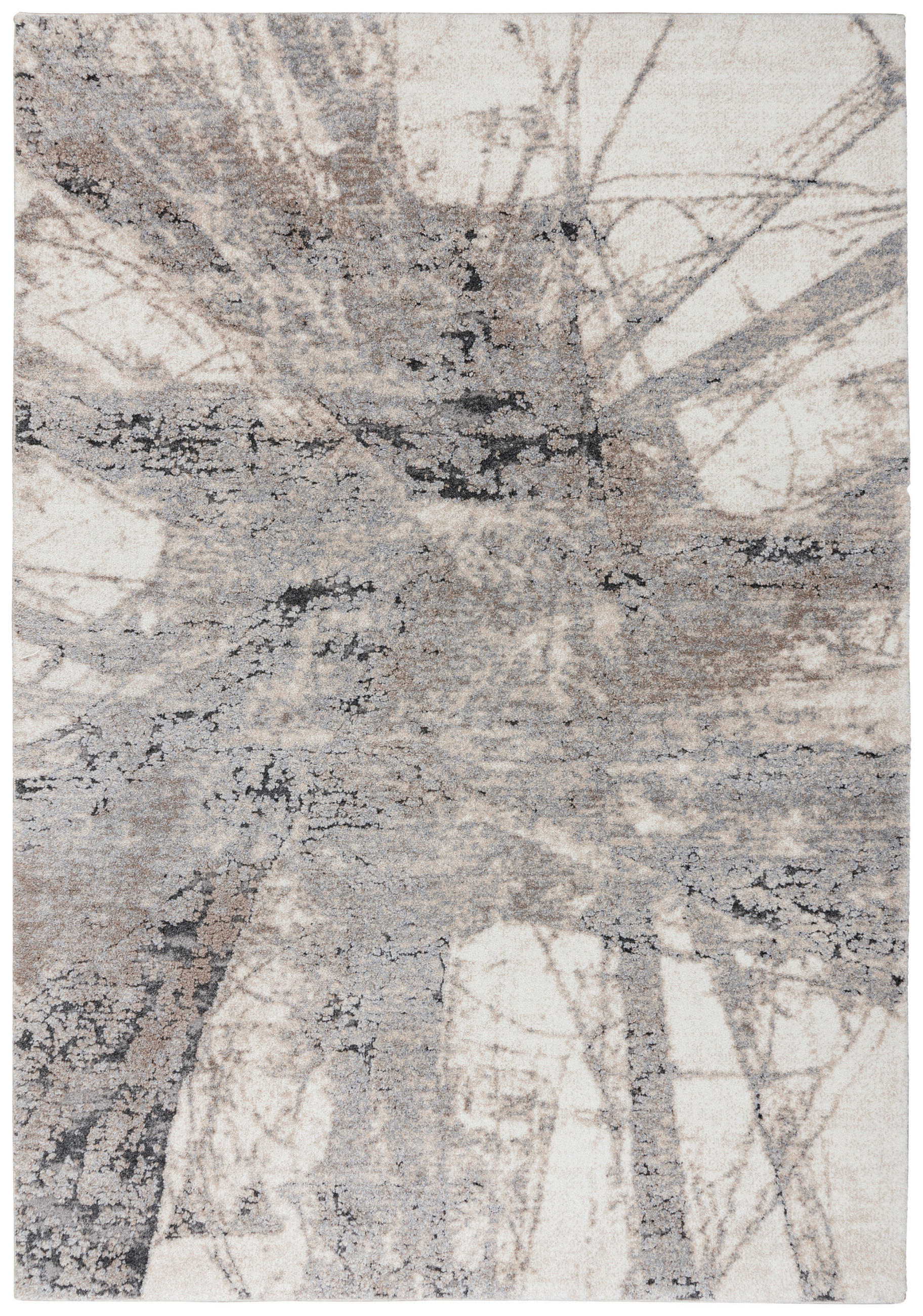 WEBTEPPICH 60/110 cm My Bologna Creme, Grau  - Creme/Grau, LIFESTYLE, Textil (60/110cm) - Obsession