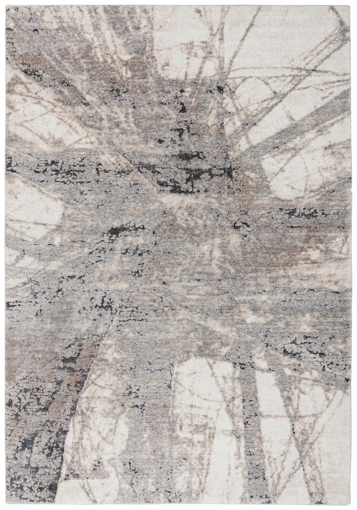 WEBTEPPICH 60/110 cm My Bologna Creme, Grau  - Creme/Grau, LIFESTYLE, Textil (60/110cm) - Obsession