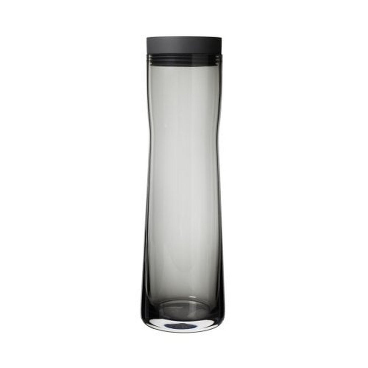 WASSERKARAFFE 1 L    - Schwarz, Basics, Glas/Kunststoff (9/29,5cm) - Blomus