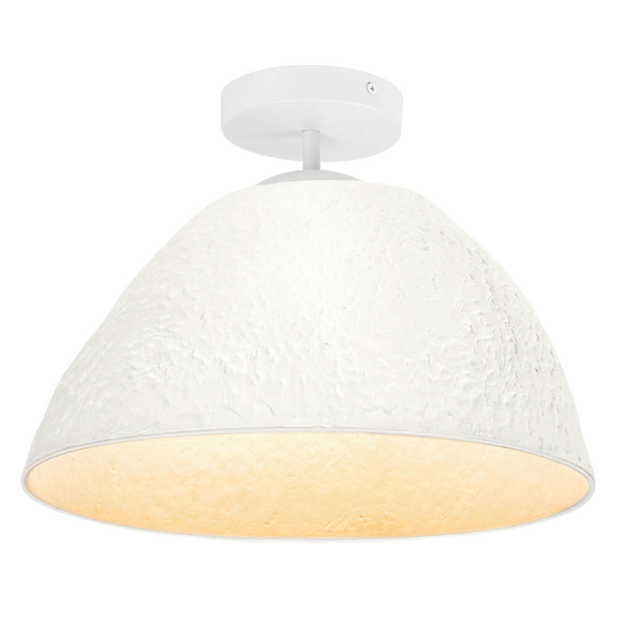 DECKENLEUCHTE  37.5/28.8 cm    - Basics, Papier/Metall (37.5/28.8cm) - Osram