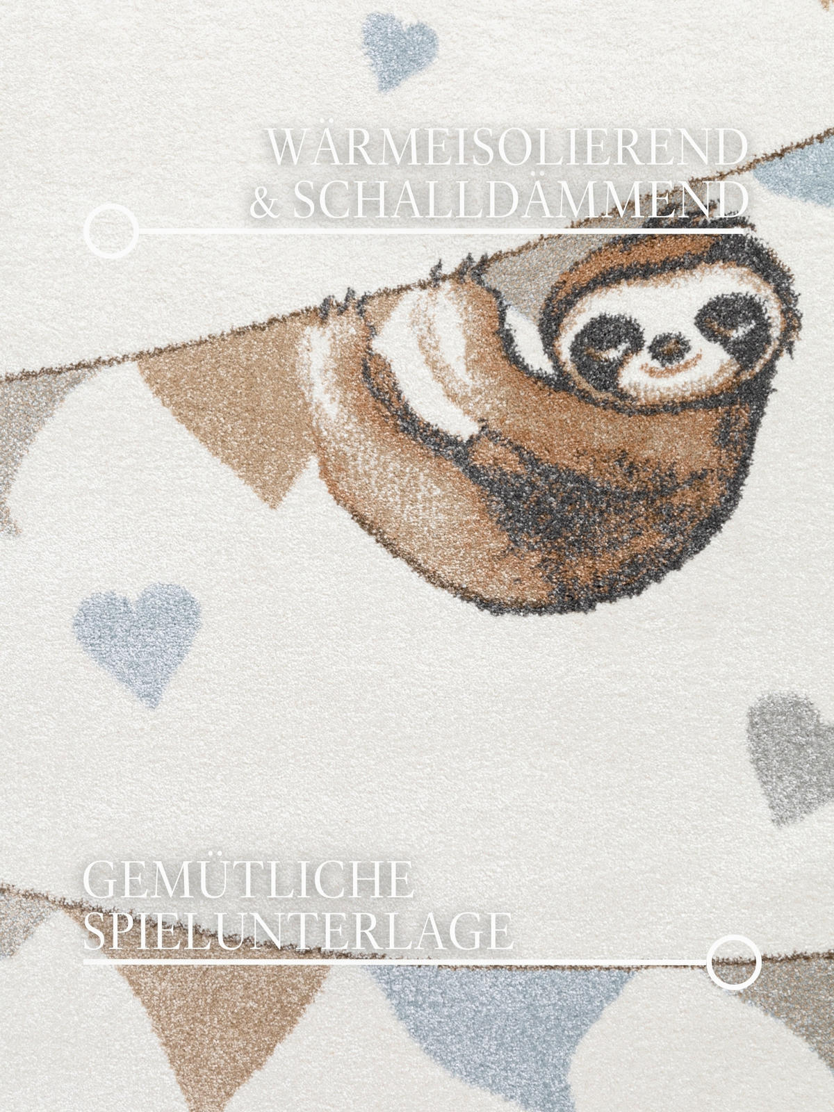 KINDERTEPPICH 120/170 cm Boho Kids  - Beige/Multicolor, Basics, Kunststoff (120/170cm) - Villeroy & Boch