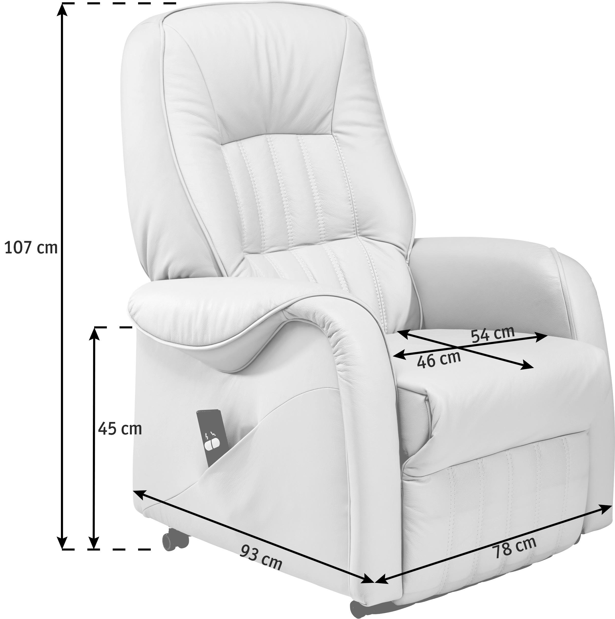 TV-FOTELJ,  siva tekstil - črna/siva, Design, tekstil (78/107/93cm) - Himolla