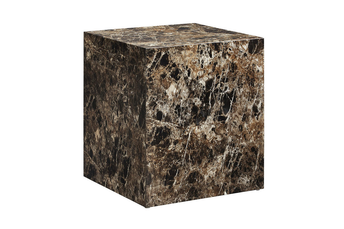 BEISTELLTISCH 45/45/50 cm Braun quadratisch  - Braun, Design, Holzwerkstoff (45/45/50cm) - Livetastic