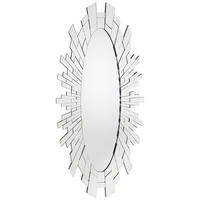 WANDSPIEGEL 90/199/4,8 cm    in oval  - Silberfarben, Design, Glas/Holzwerkstoff (90/199/4,8cm) - Xora