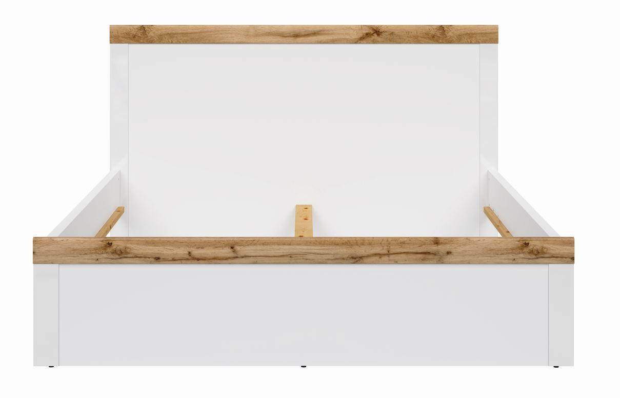 OKVIR KREVETA    169/100,5/204,5 cm   - bela/crna, Dizajnerski, pločasti materijal/plastika (169/100,5/204,5cm) - Carryhome