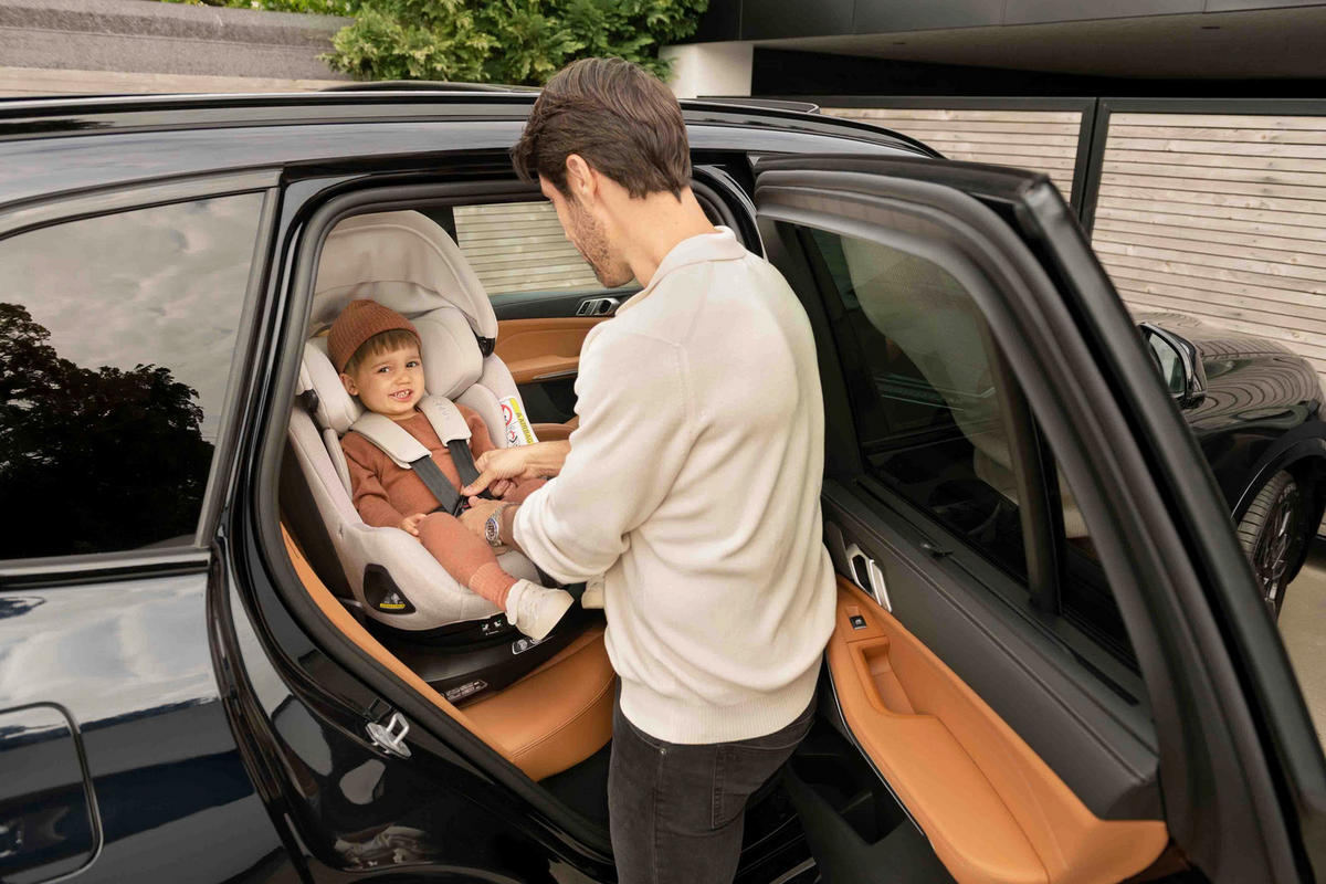 REBOARDER-KINDERSITZ PRUU aire  - Dunkelgrün/Beige, Basics, Kunststoff/Textil (46/45-80/71,5-76,5cm) - Nuna