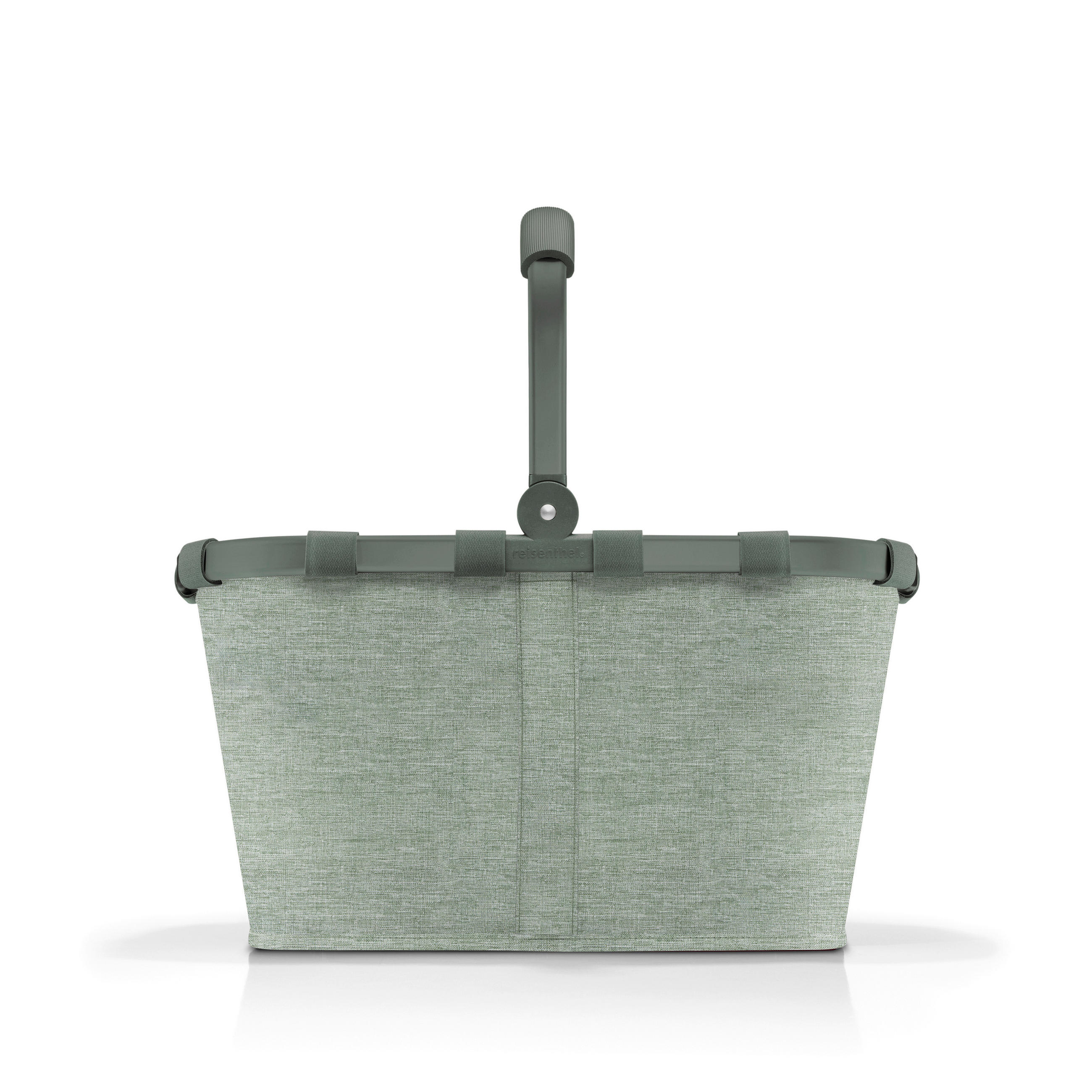 EINKAUFSKORB 22 L  - Jadegrün/Schwarz, Basics, Textil (49/29/28cm) - Reisenthel