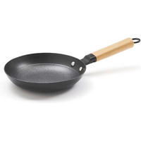 BRATPFANNE  - Schwarz, Basics, Holz/Metall (20/12/12cm)