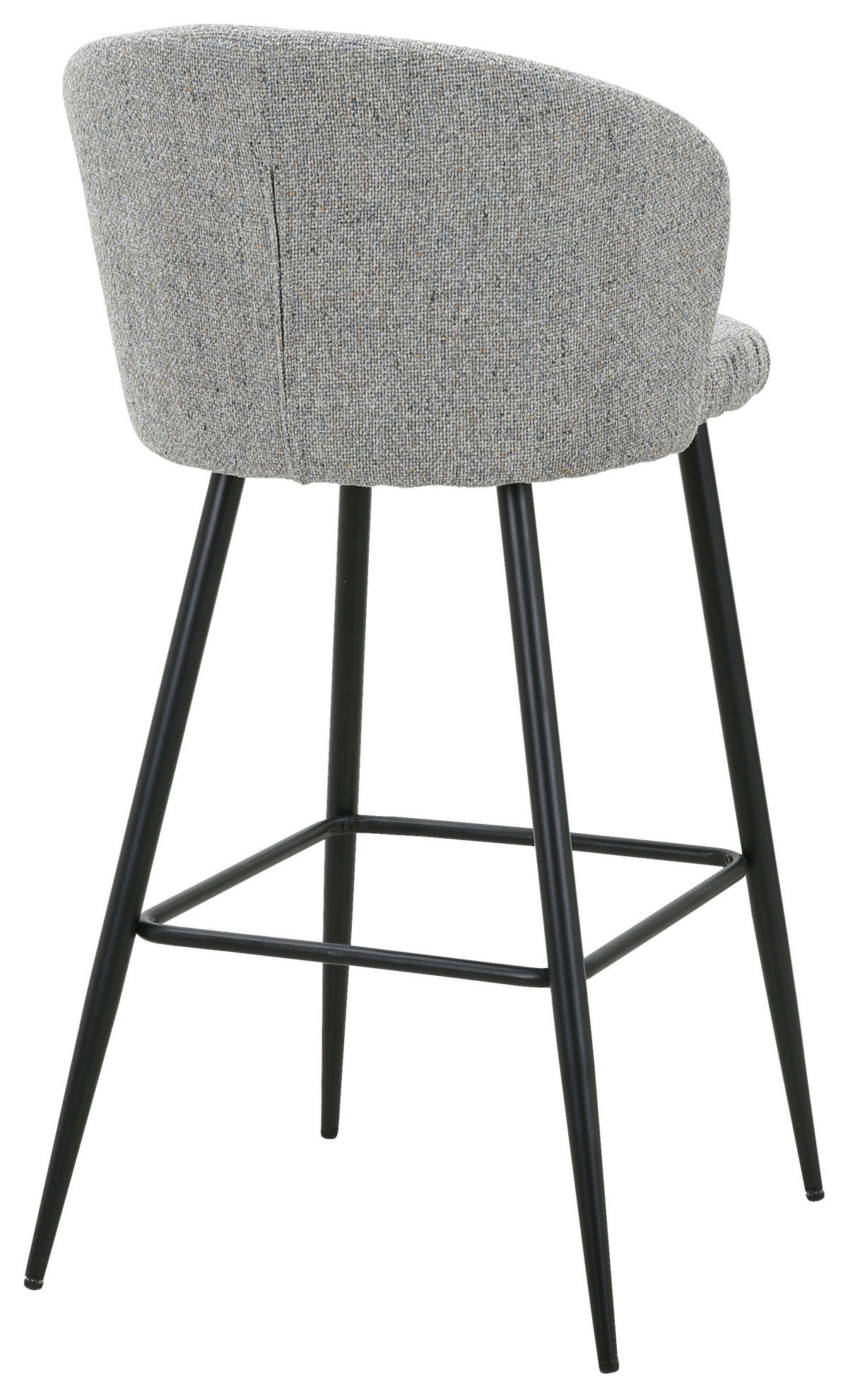 BARPALL i svart, ljusgrå  - ljusgrå/svart, Modern, metall/textil (55/103/55cm) - Carryhome