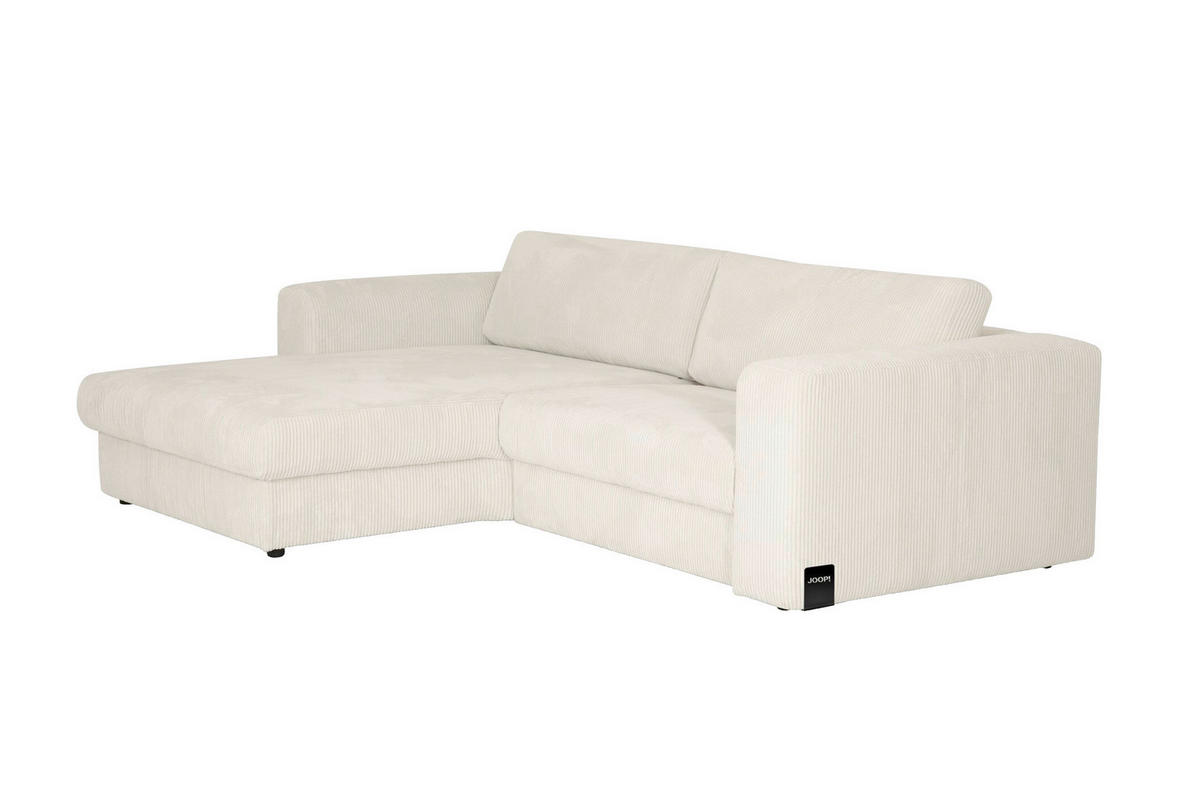 ECKSOFA JOOP Beige Cord  - Beige/Schwarz, KONVENTIONELL, Kunststoff/Textil (192/269cm) - Joop!