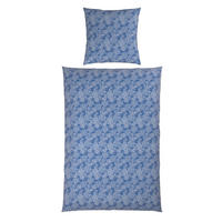 BETTWÄSCHE Satin 155/220 cm  - Blau/Weiß, Design, Textil (155/220cm) - Novel