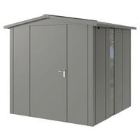 GERÄTEHAUS 237/223/229 cm  - Alufarben, Basics, Metall (237/223/229cm) - Hörmann