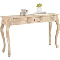 CONSOLĂ in lemn 130/40/80 cm    - alb, Trend, lemn (130/40/80cm) - Ambia Home