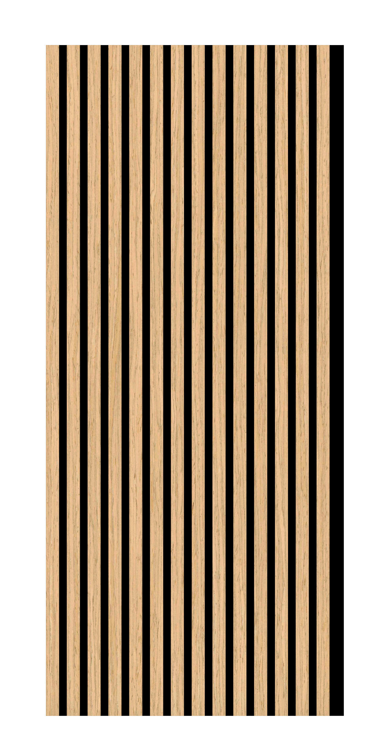 AKUSTIKPANEEL Gerecon  furniert 57.25/1.9/119 cm  - Eichefarben, KONVENTIONELL, Holzwerkstoff/Textil (57.25/1.9/119cm)