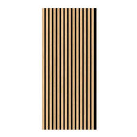 AKUSTIKPANEEL Gerecon  furniert 57.25/1.9/119 cm  - Eichefarben, KONVENTIONELL, Holzwerkstoff/Textil (57.25/1.9/119cm)