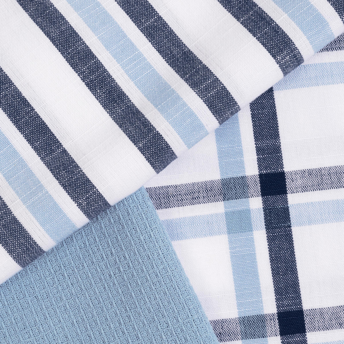 KONYHARUHASZETT 3 részes kék  - kék, Design, textil (50/70cm) - Esposa