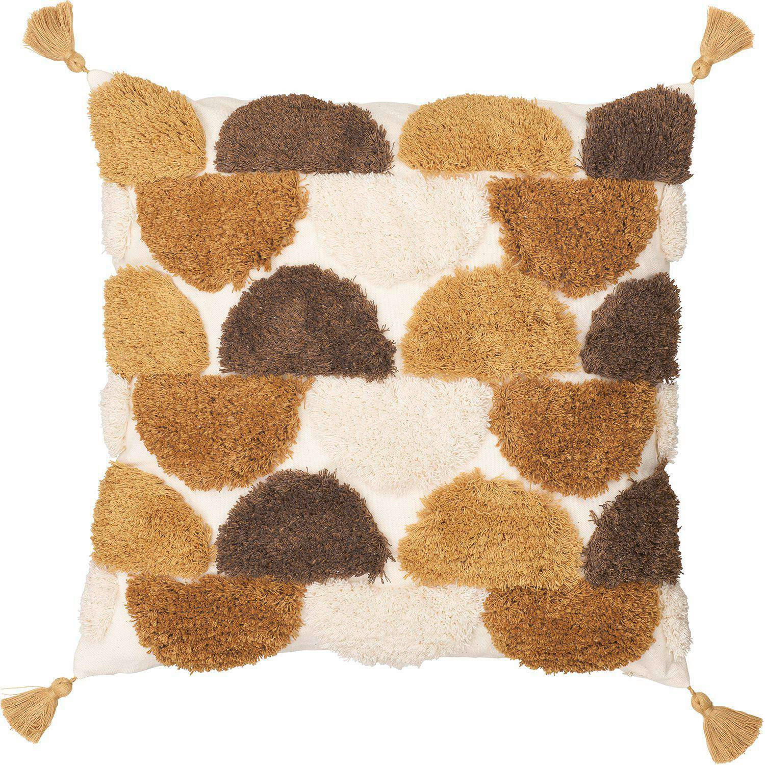 ZIERKISSEN  45/45 cm   - Braun, Basics, Textil (45/45cm)
