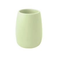 ZAHNBÜRSTENHALTER Kunststoff  - Grün, Basics, Kunststoff (8/10,5cm) - Spirella