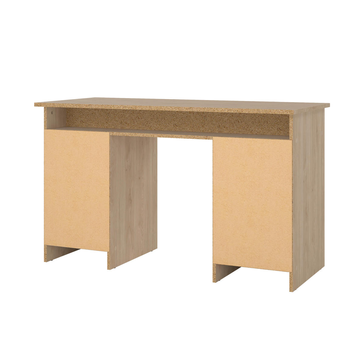 SCHREIBTISCH 126/55/75,6 cm  in Eichefarben  - Eichefarben, MODERN, Holzwerkstoff (126/55/75,6cm) - MID.YOU