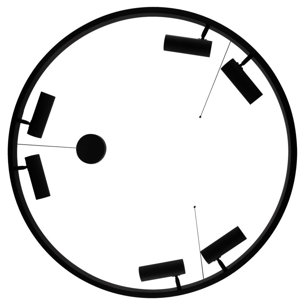 Thumbnail - Maytoni Pendelleuchte, Schwarz, Metall, F, 90x90x120 cm, CE, drehbar, schwenkbar, beliebig kürzbar, Lampen & Leuchten, I...