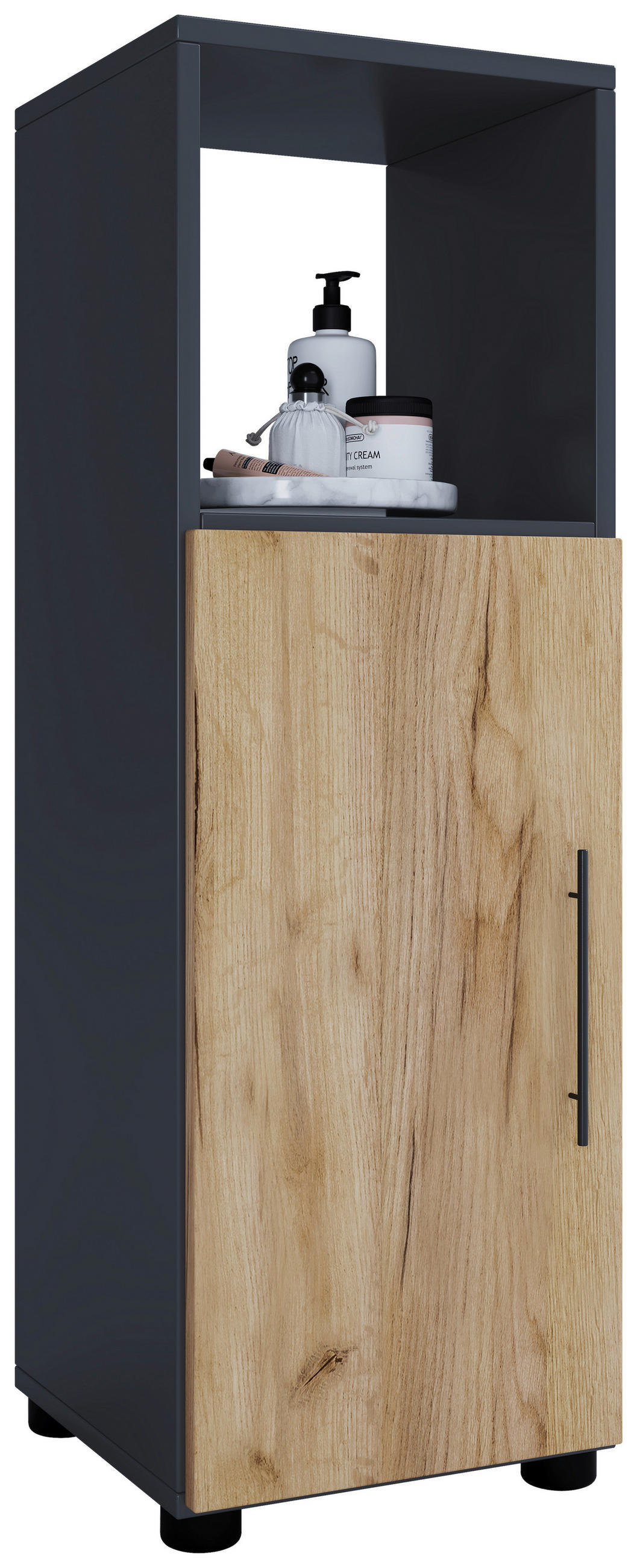 UNTERSCHRANK in   - Honigeiche/Anthrazit, Modern, Holzwerkstoff/Kunststoff (31/93/30cm) - MID.YOU