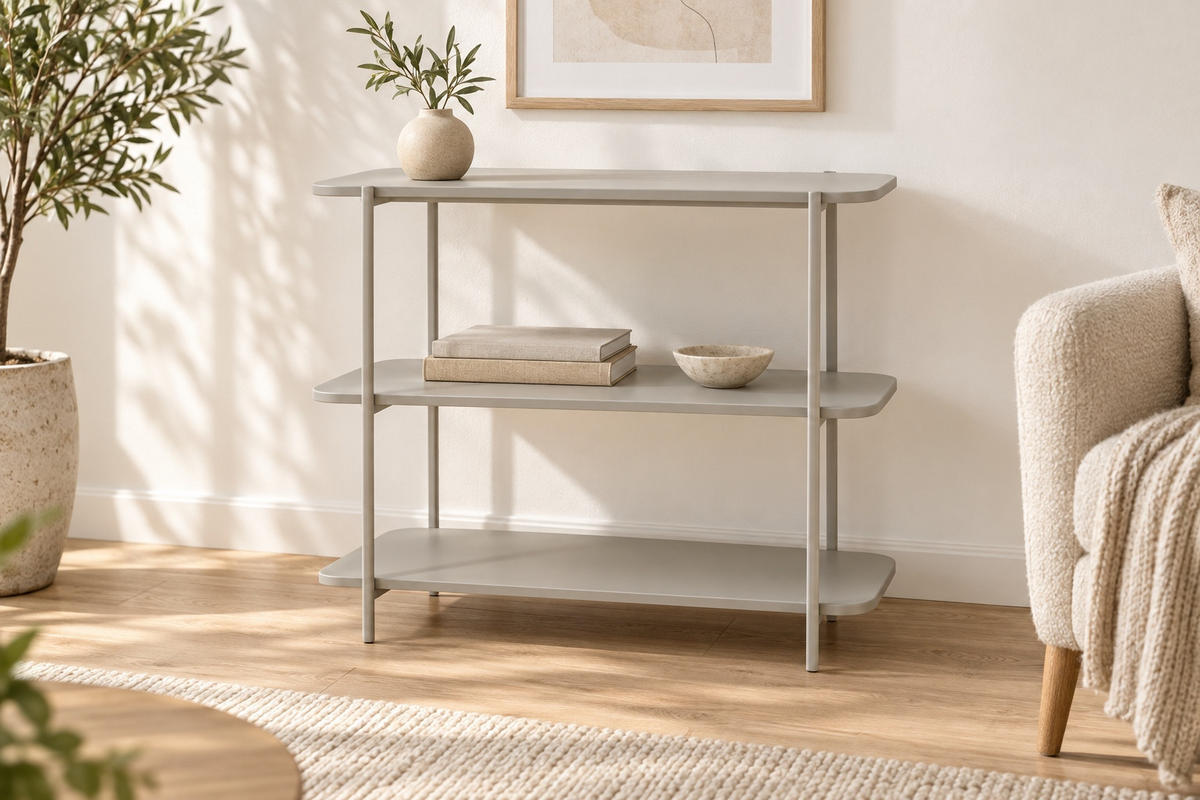 REGAL Kaschmir  - Kaschmir, Trend, Holzwerkstoff/Metall (90/84/34cm) - Xora