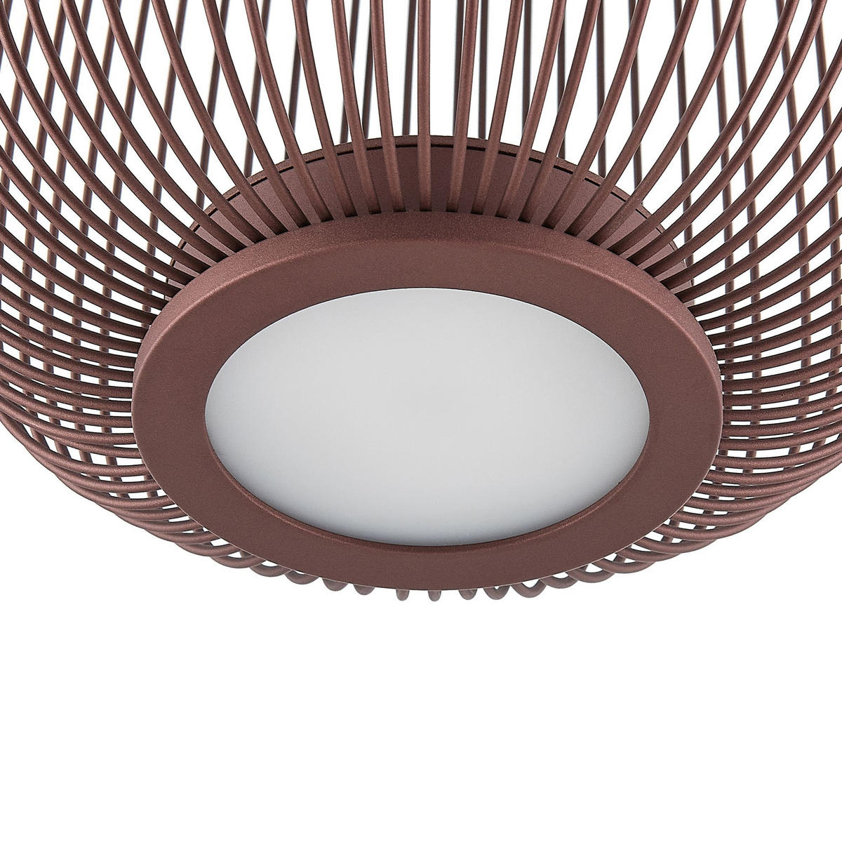 LED-HÄNGELEUCHTE Cage 22,5/50-150 cm  - Braun, Design, Kunststoff/Metall (22,5/50-150cm) - Dieter Knoll